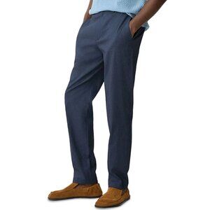 Theory 'Good Linen' Curtis Pant, L, NWT, Blue